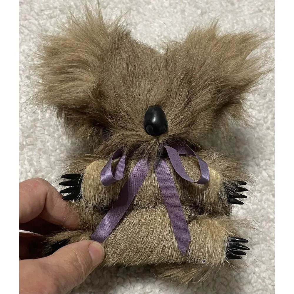 Vintage Australia Koala Real Fur Stuffed Toy